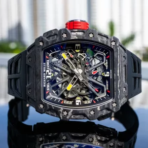Richard Mille Replica RM 35-03 Rafa Nadal Black Carbon / Quartz TP