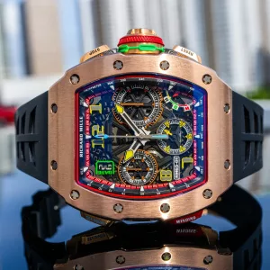 Richard Mille Replica RM 65-01 Automatic Chronograph Full Rose Gold